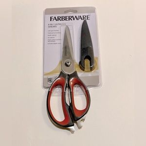FARBERWARE UTILITY SCISSORS WITH SHEATH COVERING